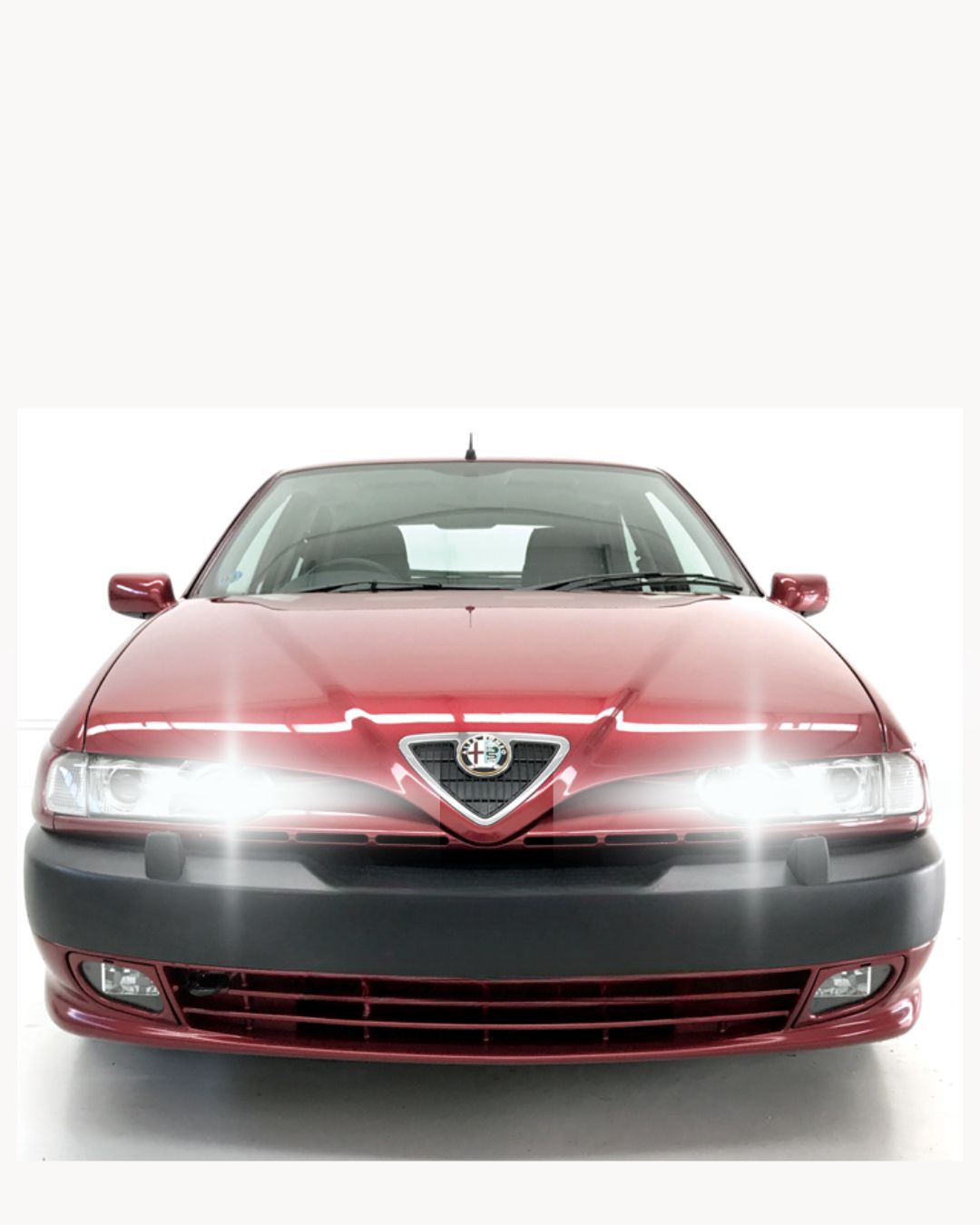😵😵H1 LED KIT HIGH BEAM 6400 LUMEN ALFA 166 RESTYLIG 6000K WHITE CANBUS😵😵