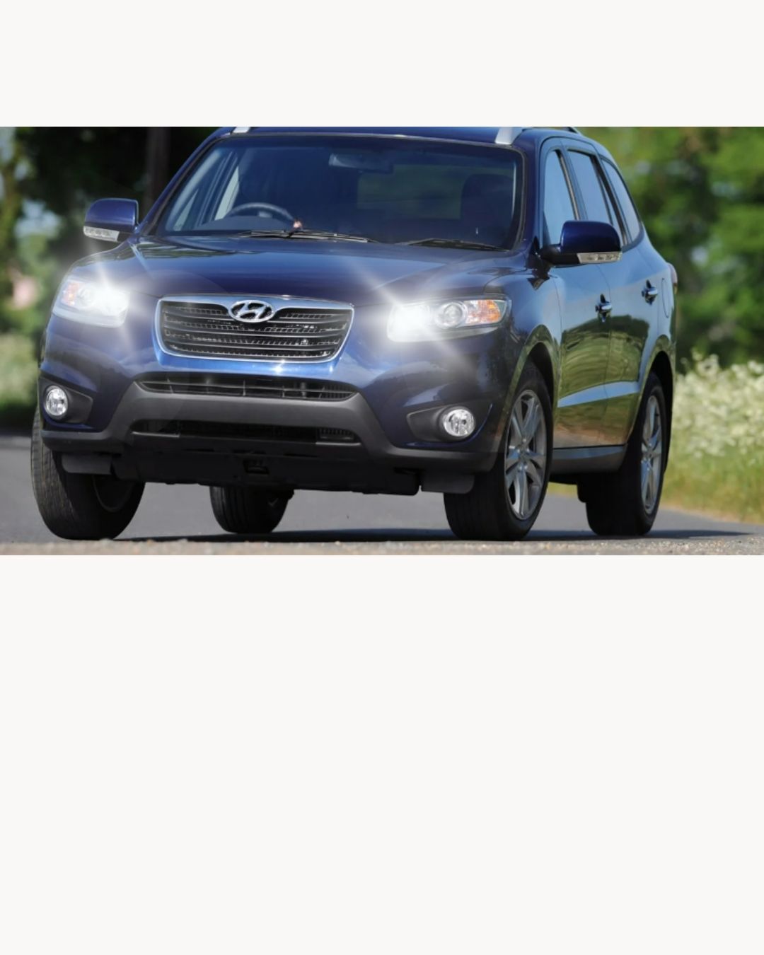 HYUNDAI SANTA FE' MK2 LED HIGH BEAM LAMP KIT H7 6000K 6400 LUMEN
