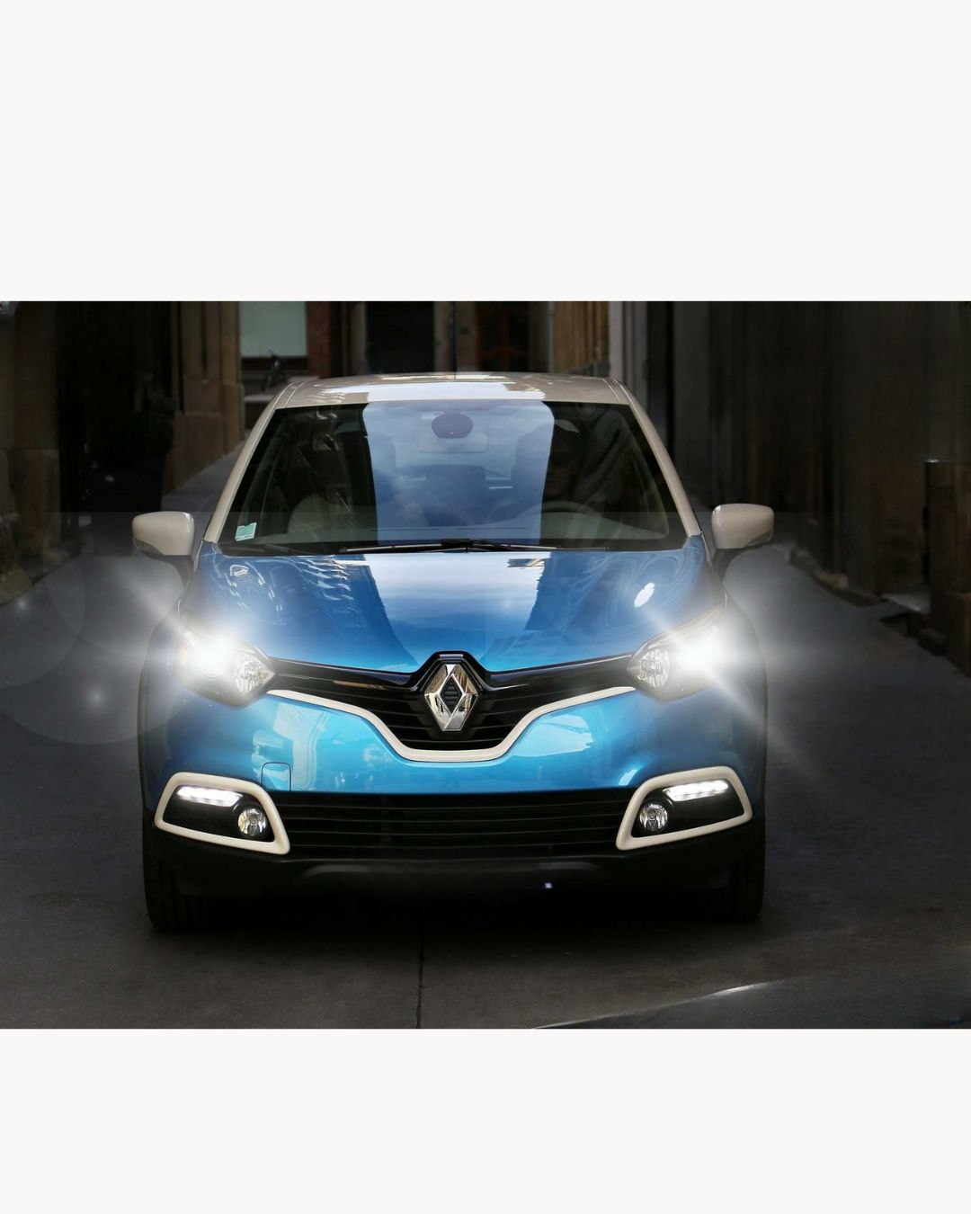 RENAULT CAPTUR LED LOW BEAM KIT LED H1 6000K XENON WHITE 6400 LUMEN CANBUS