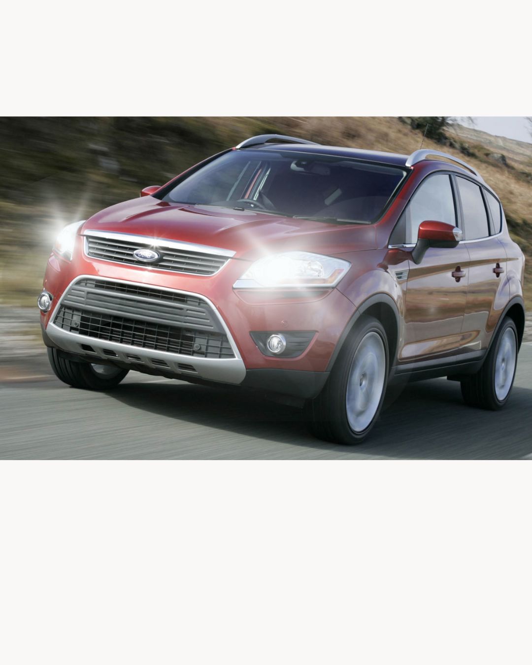 FULL LED KIT FORD KUGA MK1 LED HIGH BEAM LAMPS H7 6000K WHITE NO ERROR