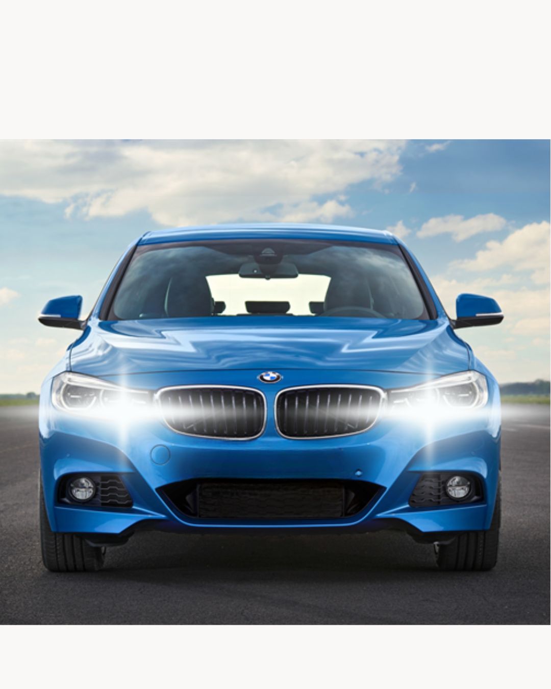 KIT LED H7 BMW SERIE 3 GT F34 6000K NO AVARIA ABBAGLIANTI 6400 LUMEN NO ERROR