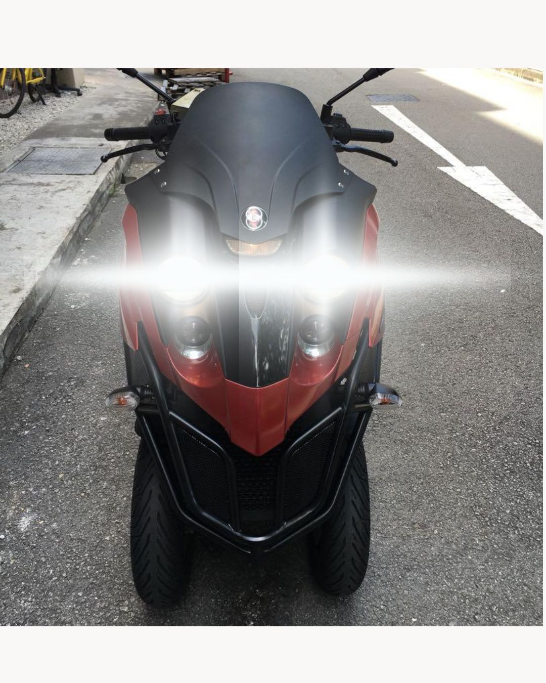 🤩🤩KIT LED H8 6000K BIANCO 9800 LUMEN ABBAGLIANTI GILERA FUOCO NO AVARIA LUCI🤩