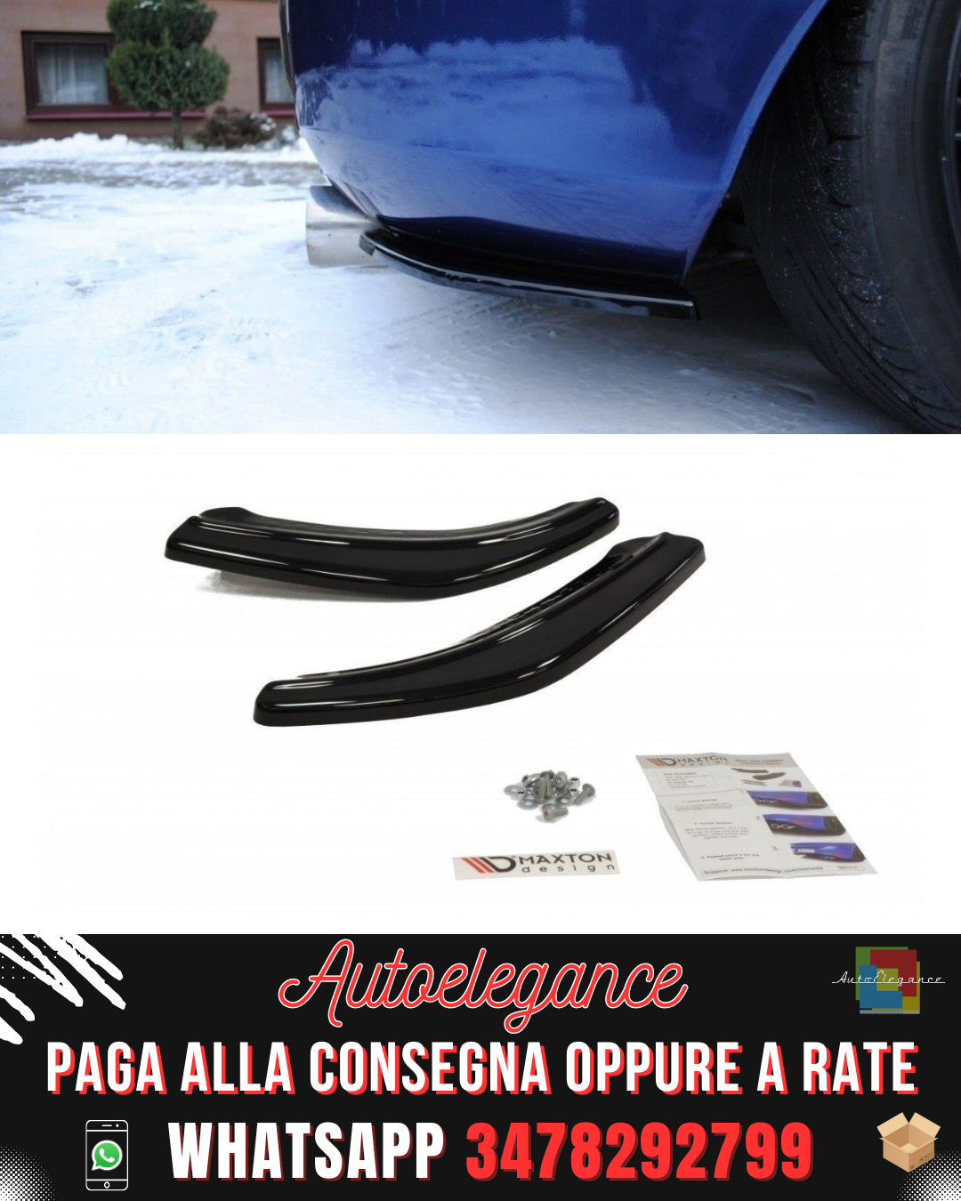 SPLITTER LATERALI POSTERIORI ADATTI PER TOYOTA CELICA T23 PREFAZIONE