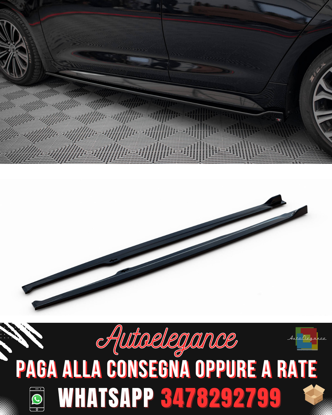 SIDE SKIRTS suitable for TOYOTA COROLLA XII HATCHBACK