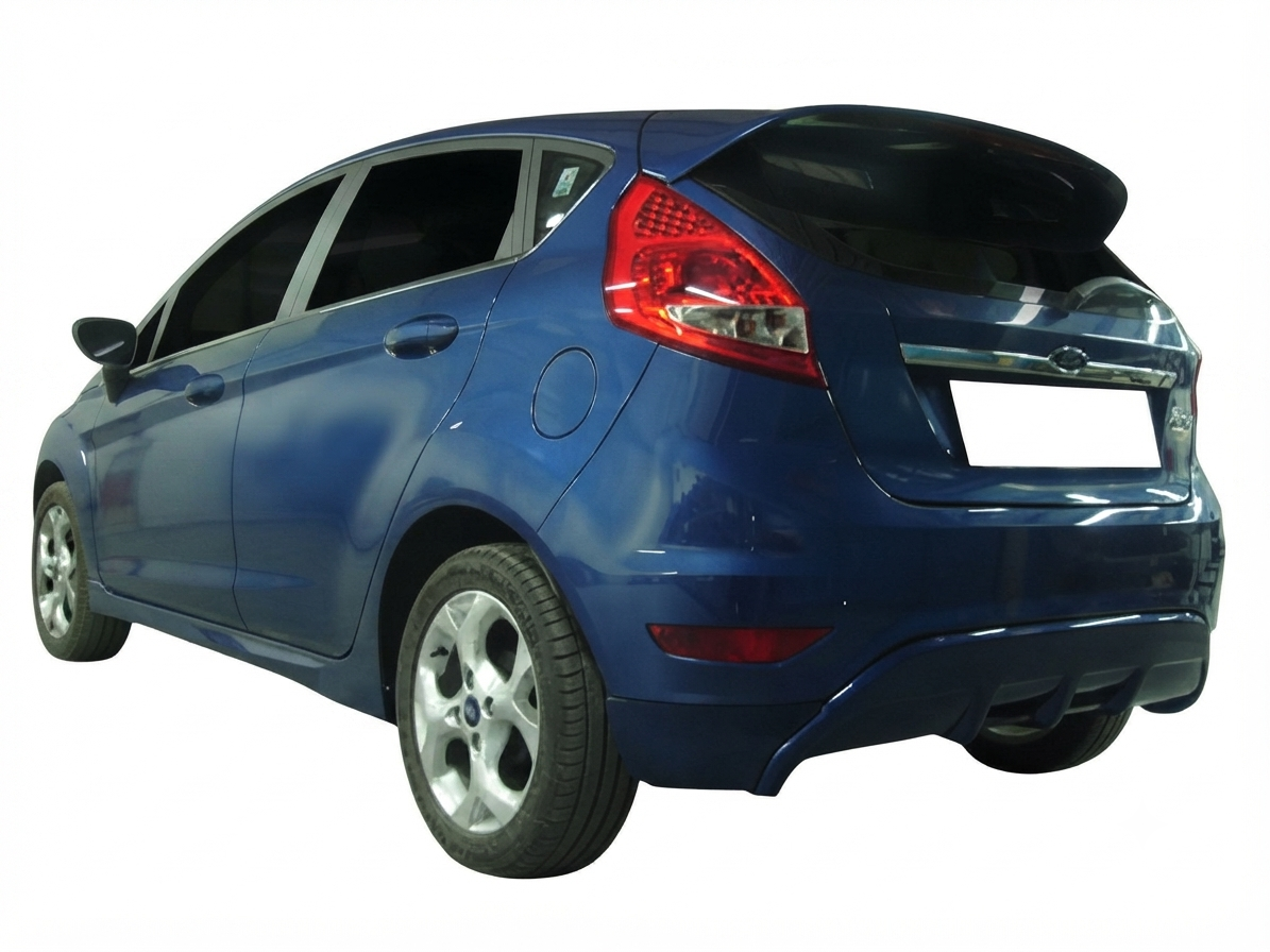 💕DIFFUSORE POSTERIORE Ford Fiesta Mk7 Nero Lucido 💕