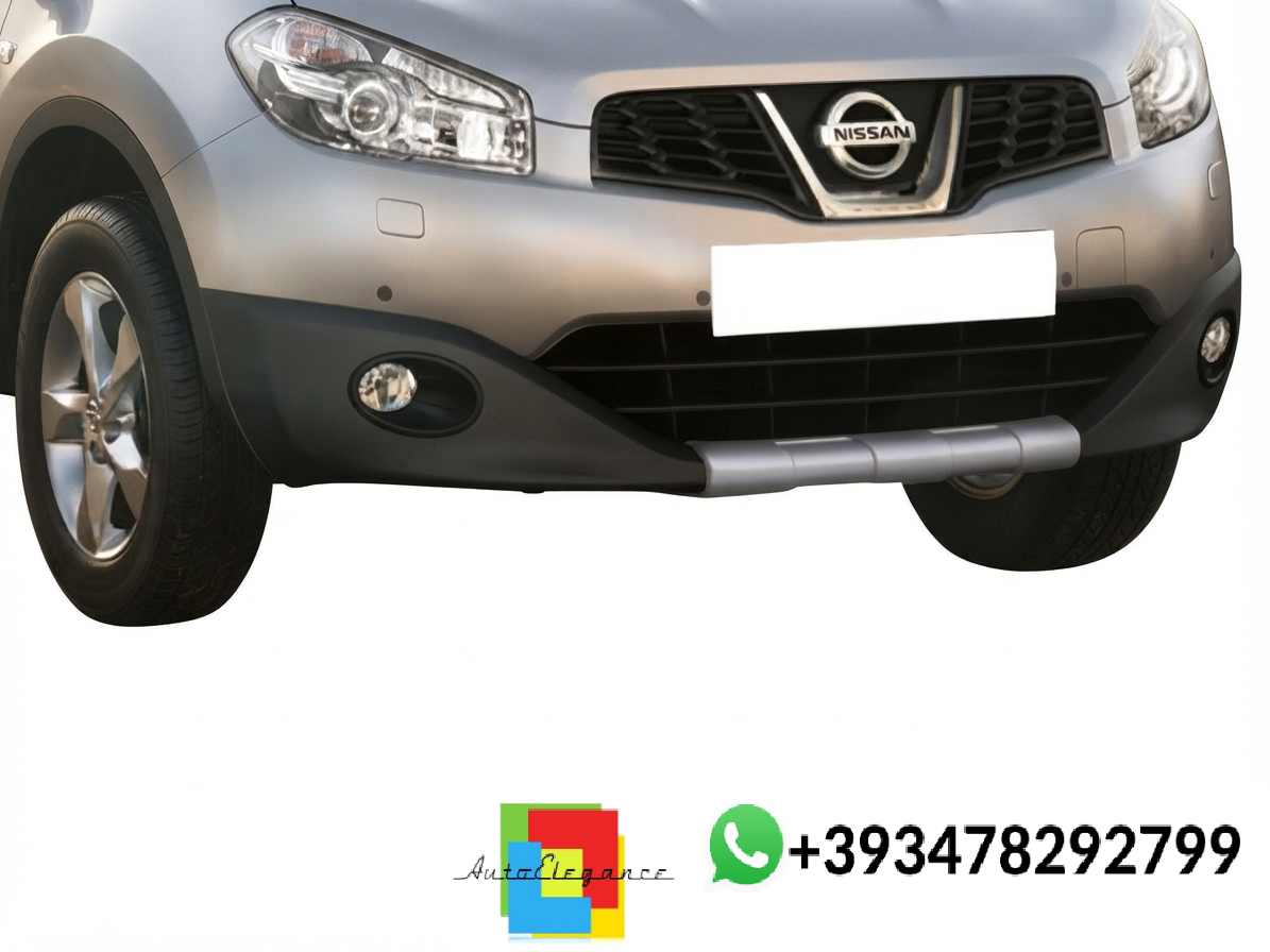 💕DIFFUSORE ANTERIORE Nissan Qashqai J10 Facelift Nero Lucido💕