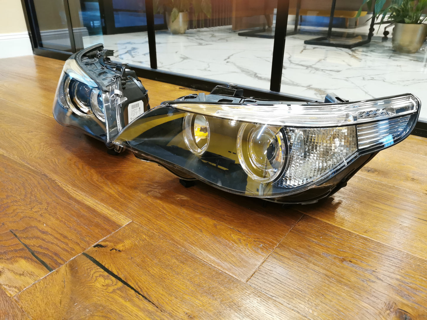 ⭐1el 160 296-00 ad FARI XENON ORIGINALI ADATTO PER BMW E60 SERIE 5 ⭐