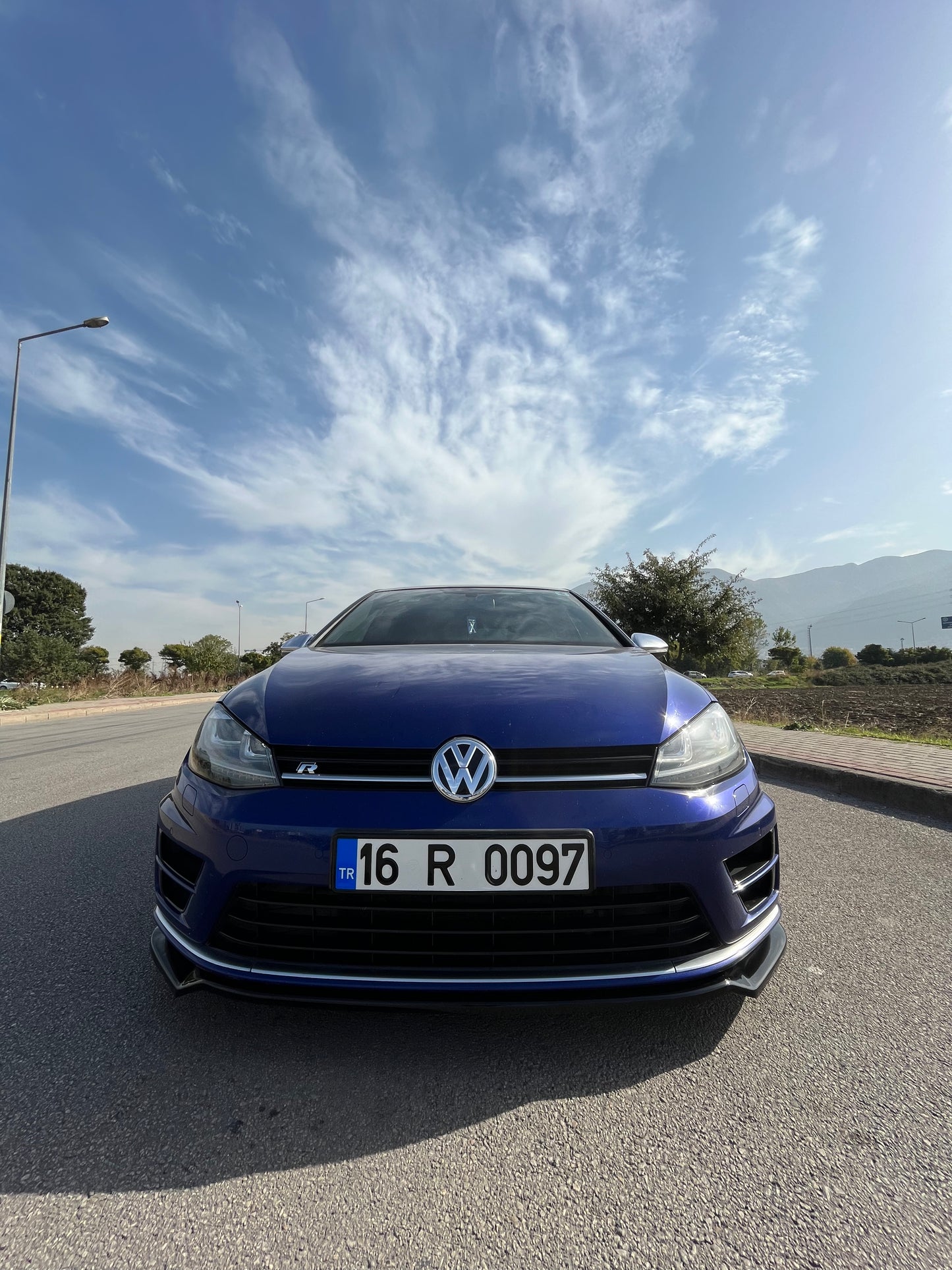 Splitter Anteriore VW VOLKSWAGEN Golf MK 7 R/R Line 2013-2016 Con ABE TÜV