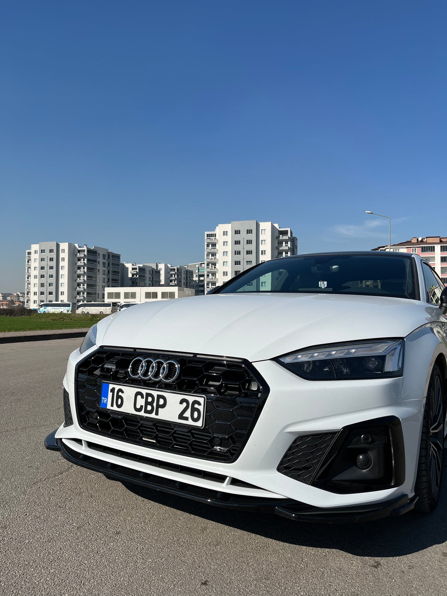 Splitter Anteriore AUDI A5 S-Line / S5 F5 Facelift 2019+ Con ABE TÜV