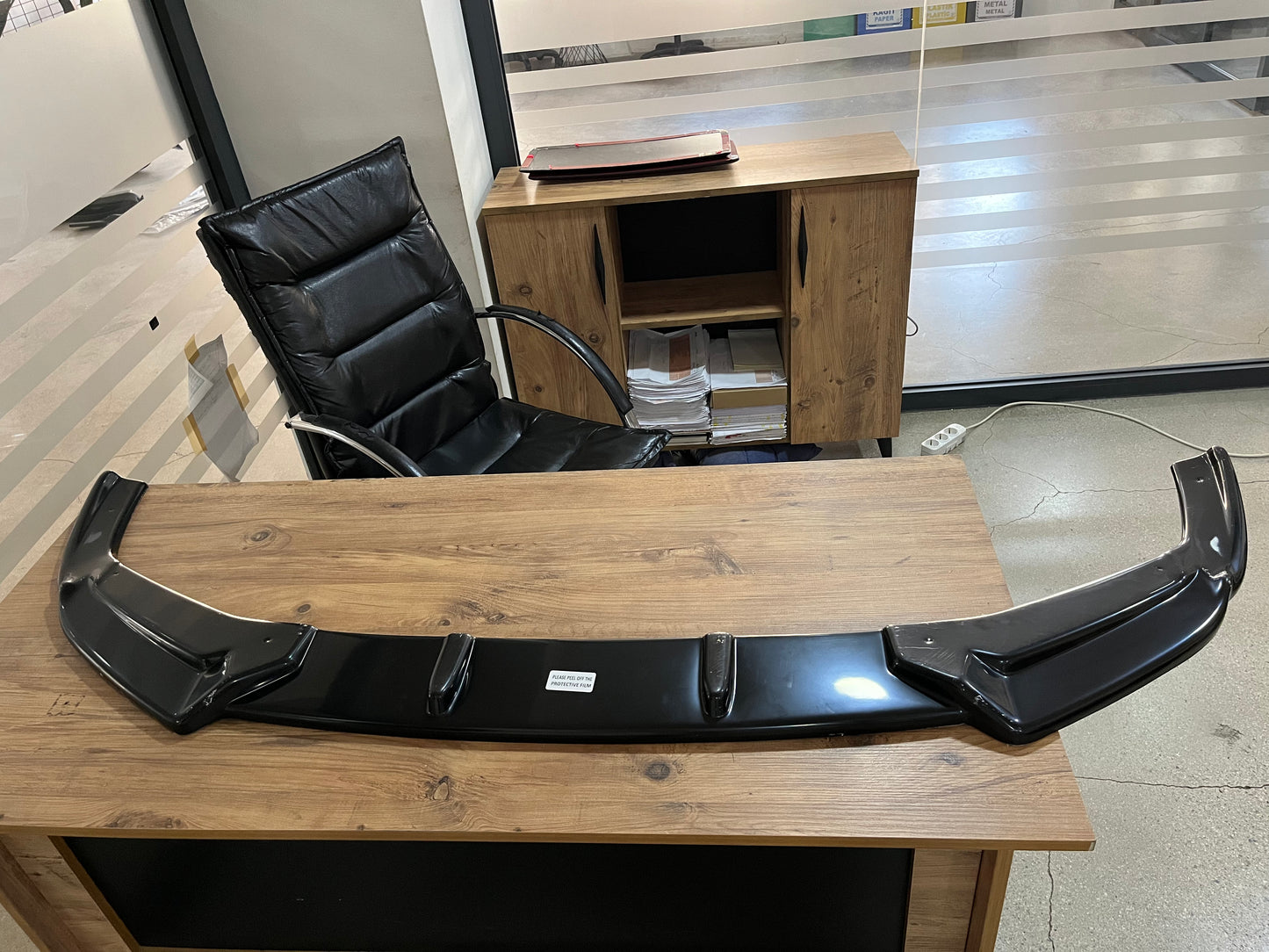 SPLITTER ANTERIORE COMPATIBILE PER AUDI RS6 C8 2019+