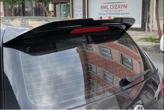 π REAR SPOILER SUITABLE FOR VW GOLF 7 / 7.5 R-LINE GLOSSY BLACK π