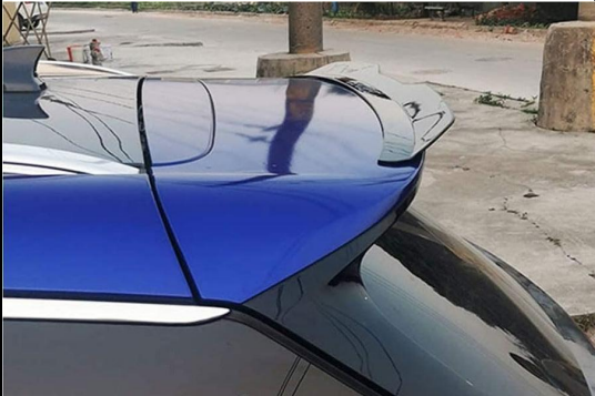 π REAR SPOILER SUITABLE FOR VOLVO XC60 BLACK π