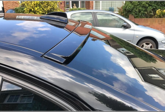 π REAR SPOILER SUITABLE FOR BMW 3 E90 GLOSSY BLACK π
