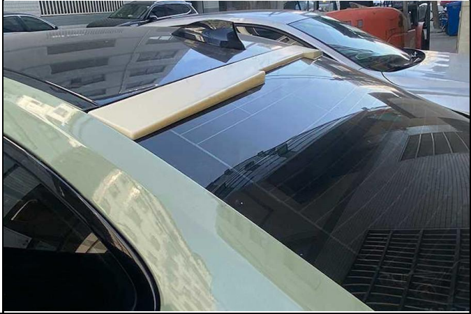 π REAR SPOILER SUITABLE FOR BMW 2 F22 / F87 GLOSSY BLACK π