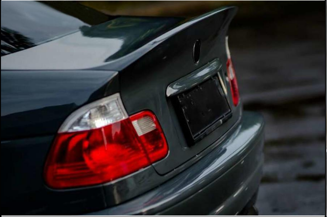 💕 SPOILER POSTERIORE ADATTO PER BMW 3 E46 NERO LUCIDO 💕