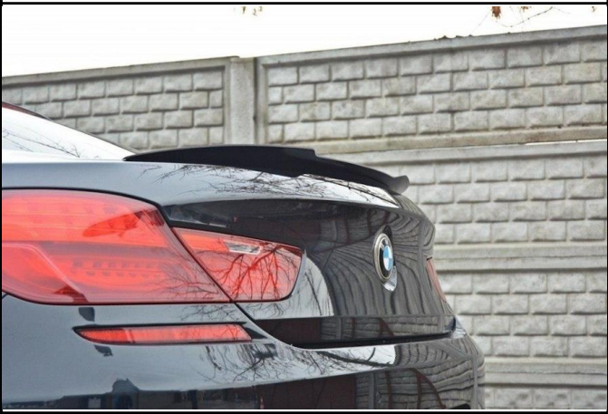 π REAR SPOILER SUITABLE FOR BMW 6 F06 BLACK π