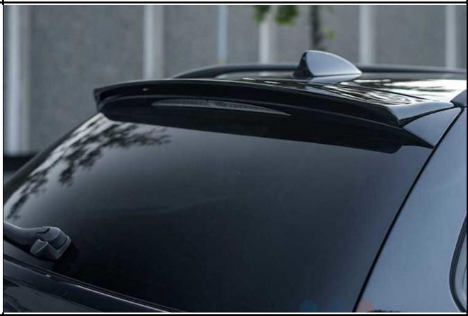 💕 SPOILER POSTERIORE ADATTO PER BMW 5 E61 NERO LUCIDO 💕