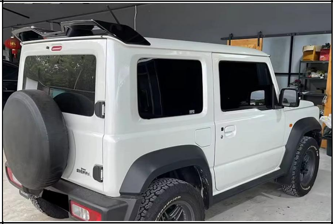 💕 REAR SPOILER SUITABLE FOR SUZUKI JIMMY IV GLOSSY BLACK 💕