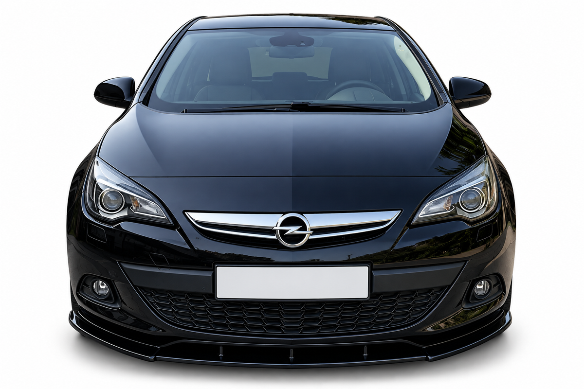 👉LABBRO SOTTO PARAURTI ANTERIORE ABS NERO LUCIDO ADATTO PER OPEL ASTRA J GTC👈