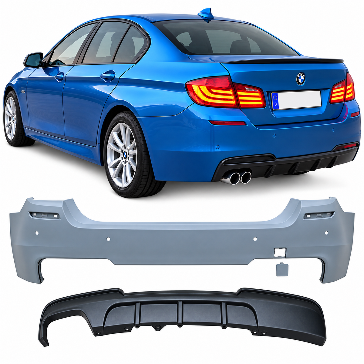 💕BODYKIT ADATTO PER BMW 5 F10 10-13 LOOK M PDC SRA💕