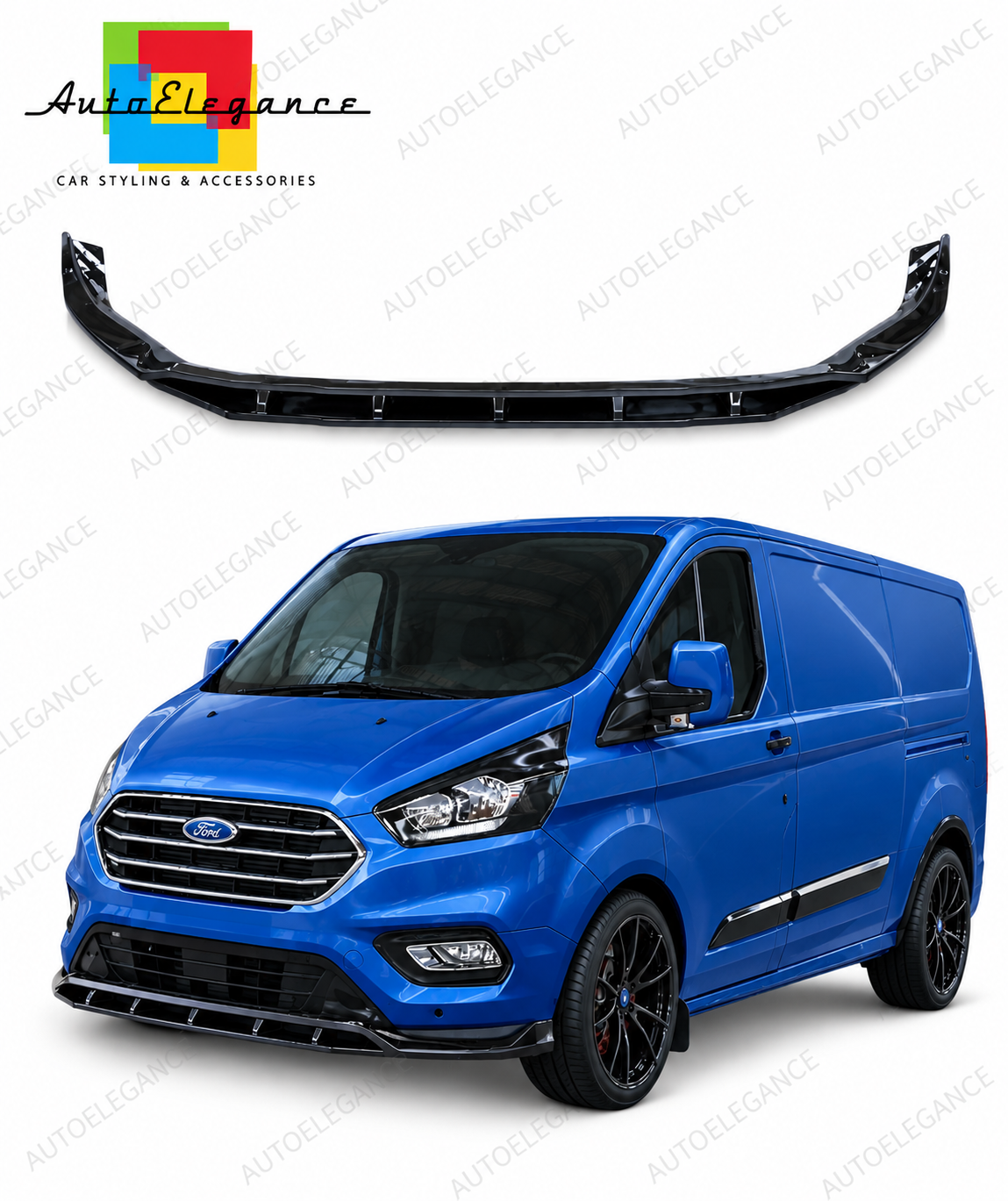 👉Splitter anteriore adatto per Ford Transit Custom Mk1 (2018-2022)👈