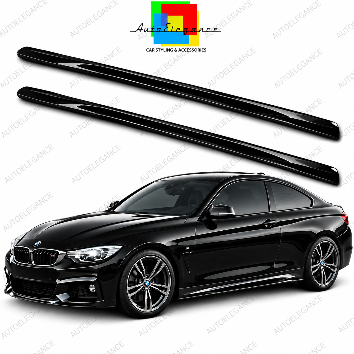 👉Sotto Minigonne laterali adatto per BMW 4 Coupe/Gran/F32/F36/F33 (13-20)👈