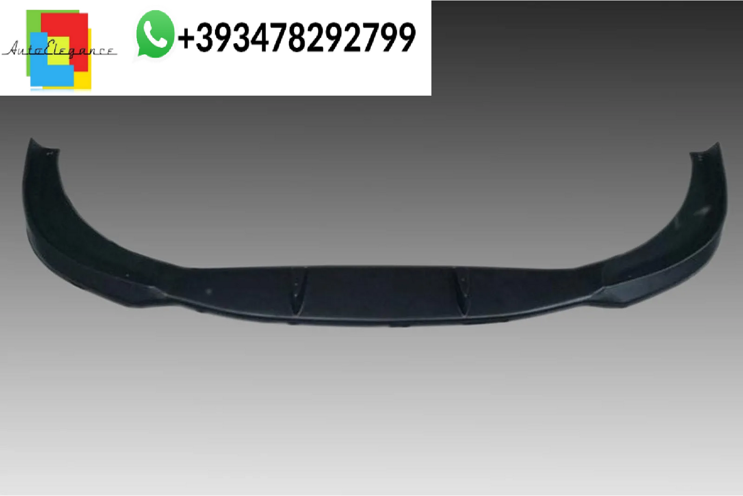 💕SPLITTER ANTERIORE Volkswagen T5 per paraurti Sportline Nero Lucido 💕