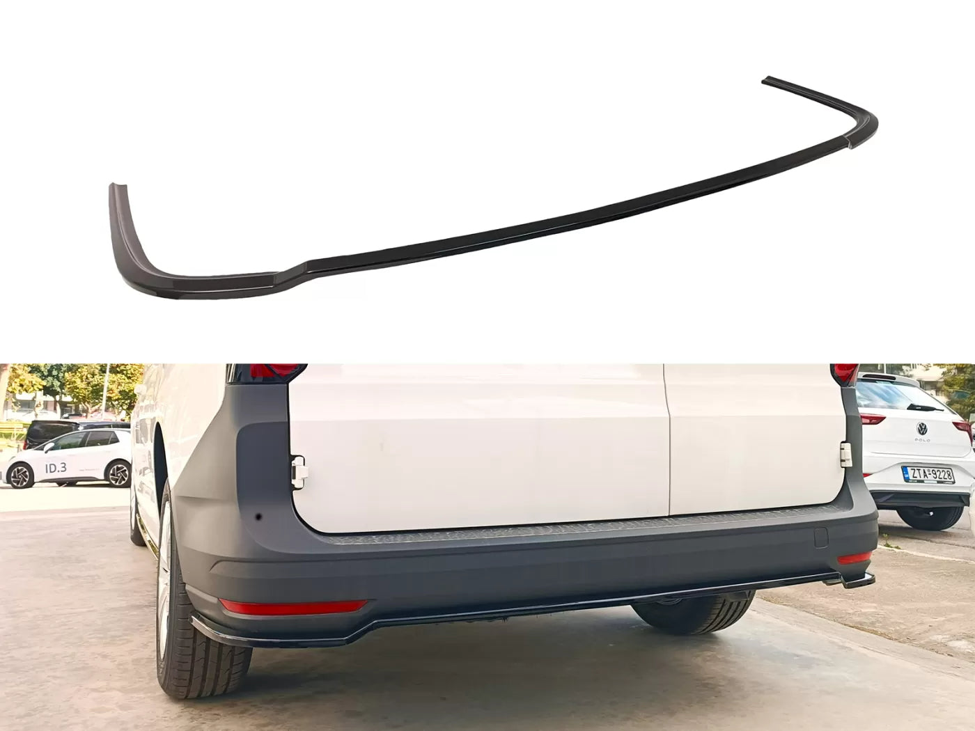 Rear Splitter suitable for Volkswagen Caddy Mk5 (2021-)