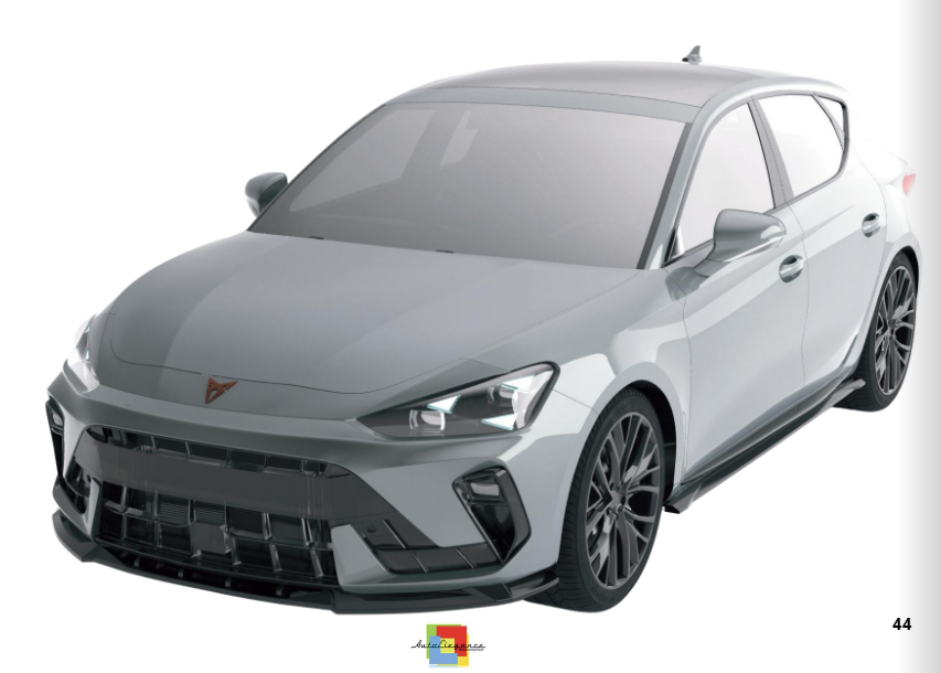 ART.2380 SOTTO MINIGONNE CUPRA LEON MK1 FACELIFT 2024+
