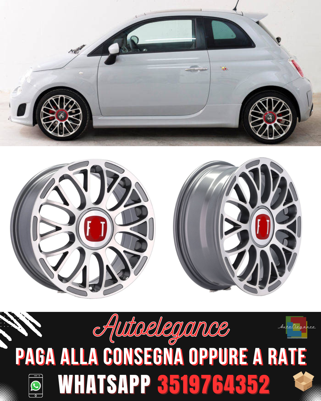 CERCHI CERCHIO IN LEGA 16" Adatto per ALFA ROMEO CITROEN FIAT FORD LANCIA PEUGEOT