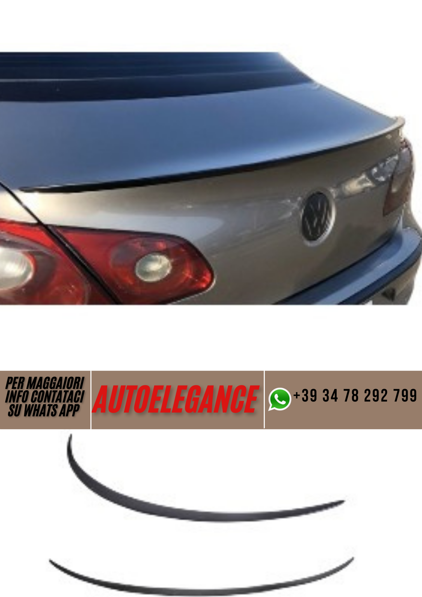 ❤️Spoiler ADATTO PER VW PASSAT CC ❤️