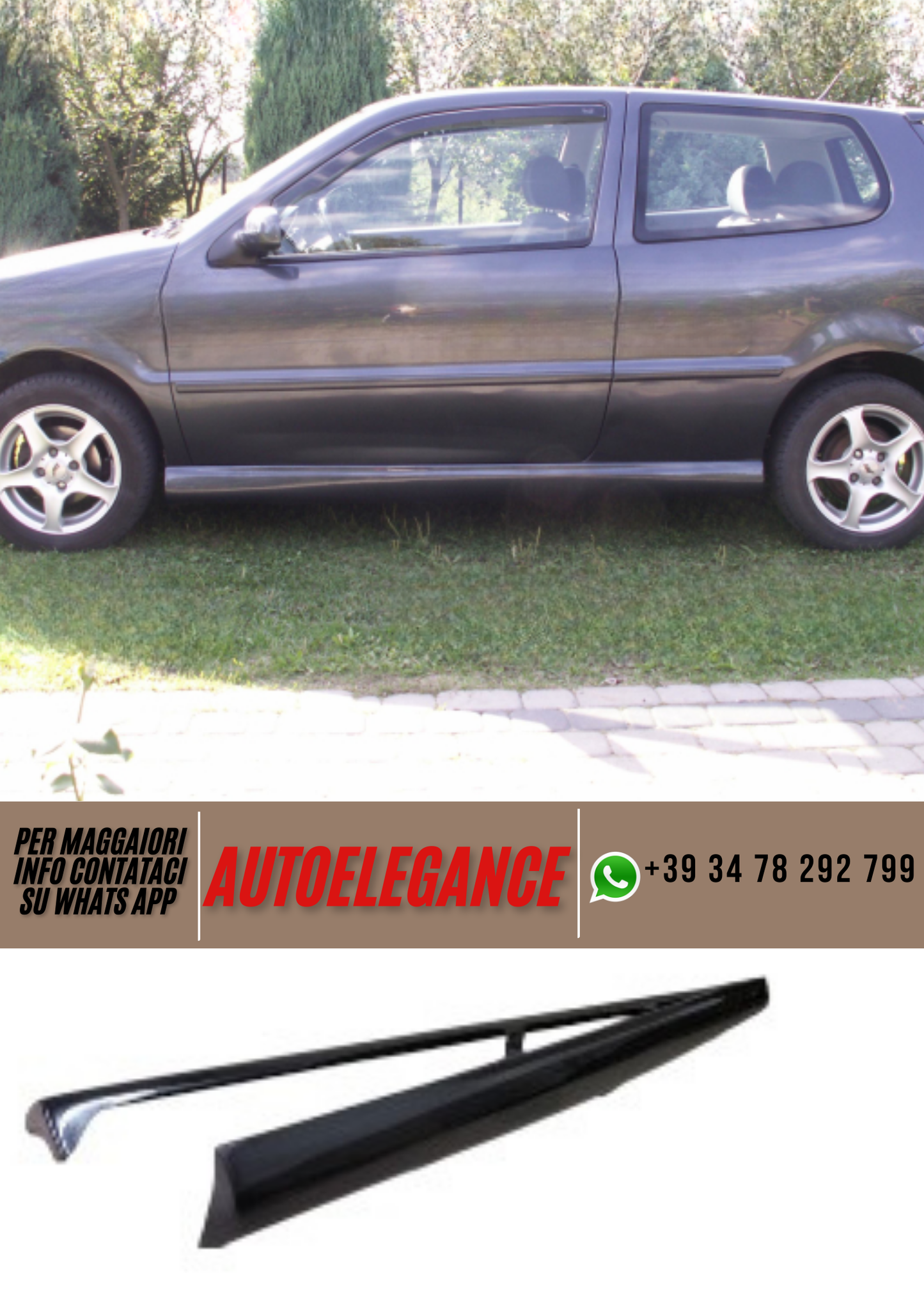 ❤️Minigonne laterali ADATTO PER VW POLO❤️
