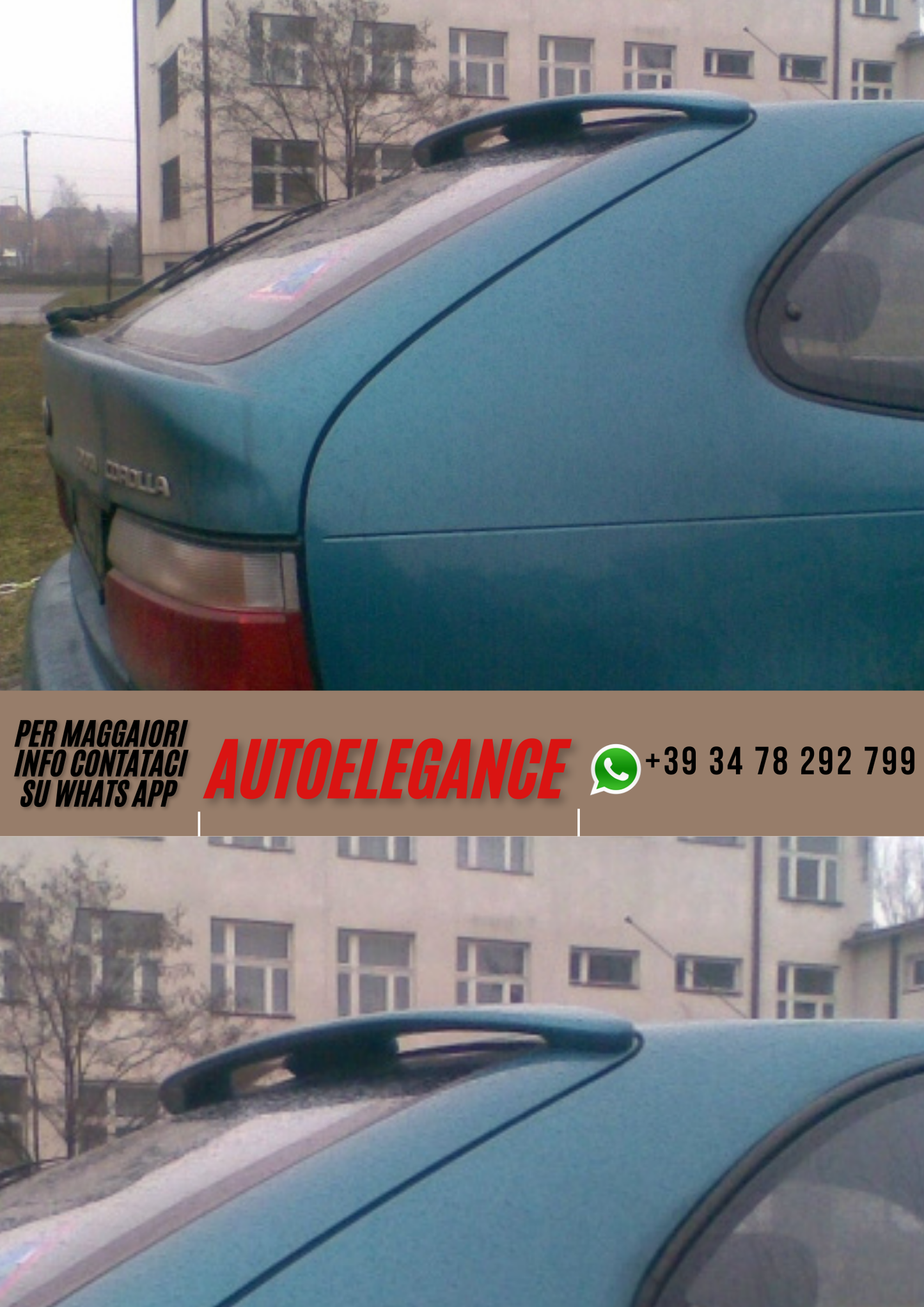 ❤️Spoiler ADATTO PER TOYOTA COROLLA ❤️