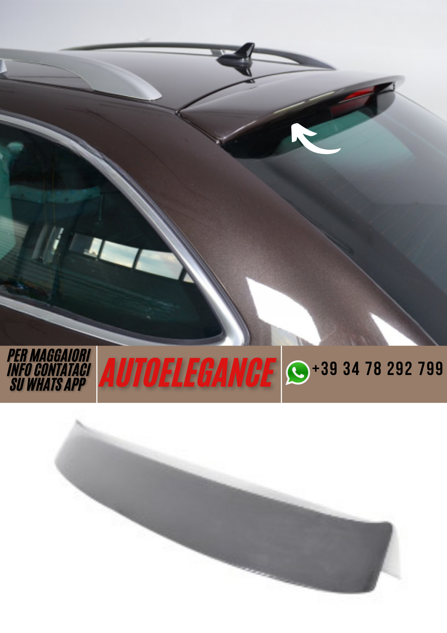 ❤️Spoiler ADATTO PER SKODA SUPERBO 2❤️