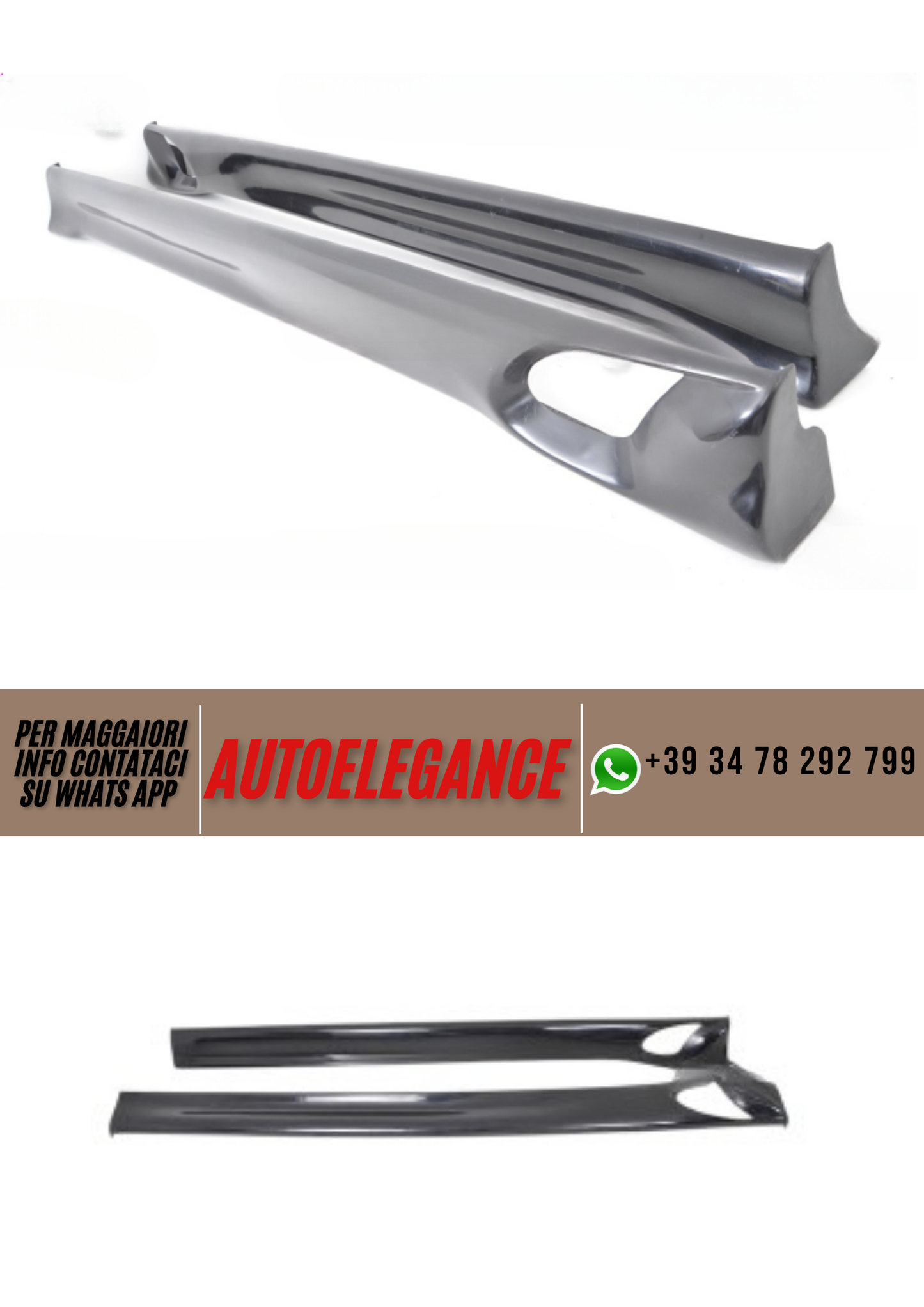 ❤️Spoiler minigonne laterali per SEAT Cordoba 1994-1999 ver 2❤️