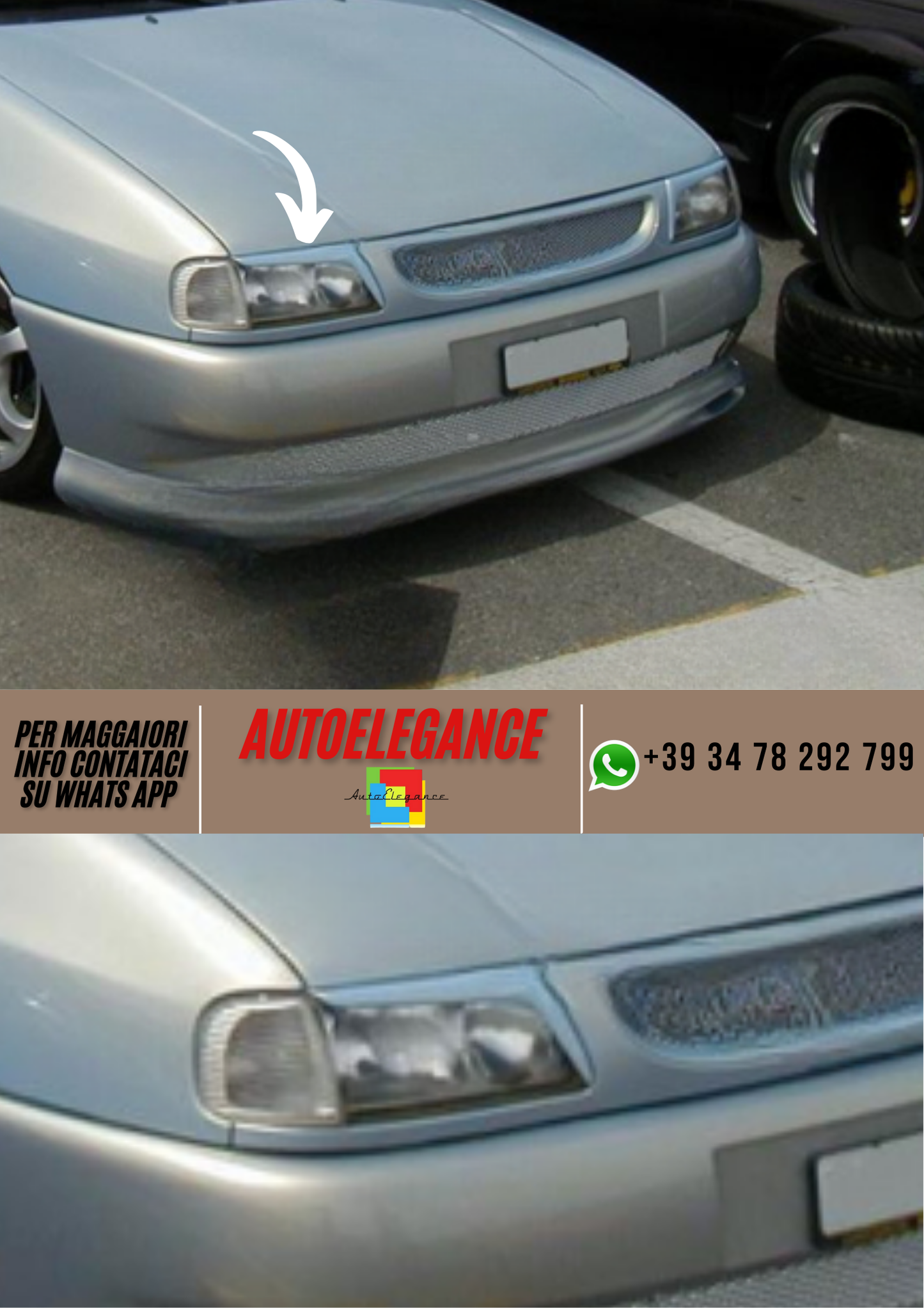 ❤️Sopracciglia per fari ver II SEAT Cordoba 1994-1999❤️