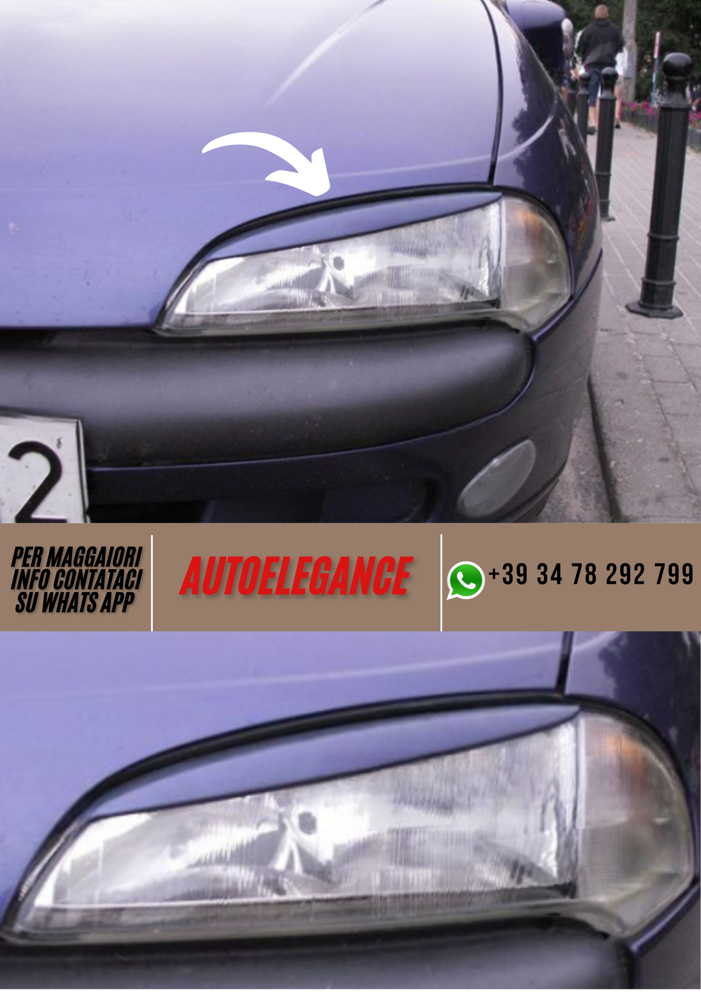 ❤️Palpebre Fari Compatibili con OPEL Tigra A (ver2) – Look Sportivo Nero❤️