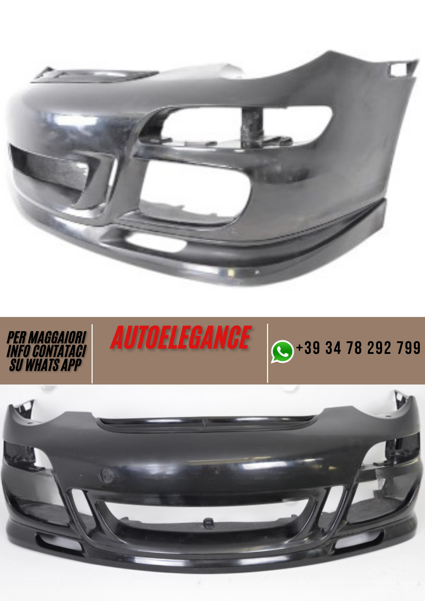 ❤️Paraurti anteriore GT3 look Porsche 911 997 ver 2❤️