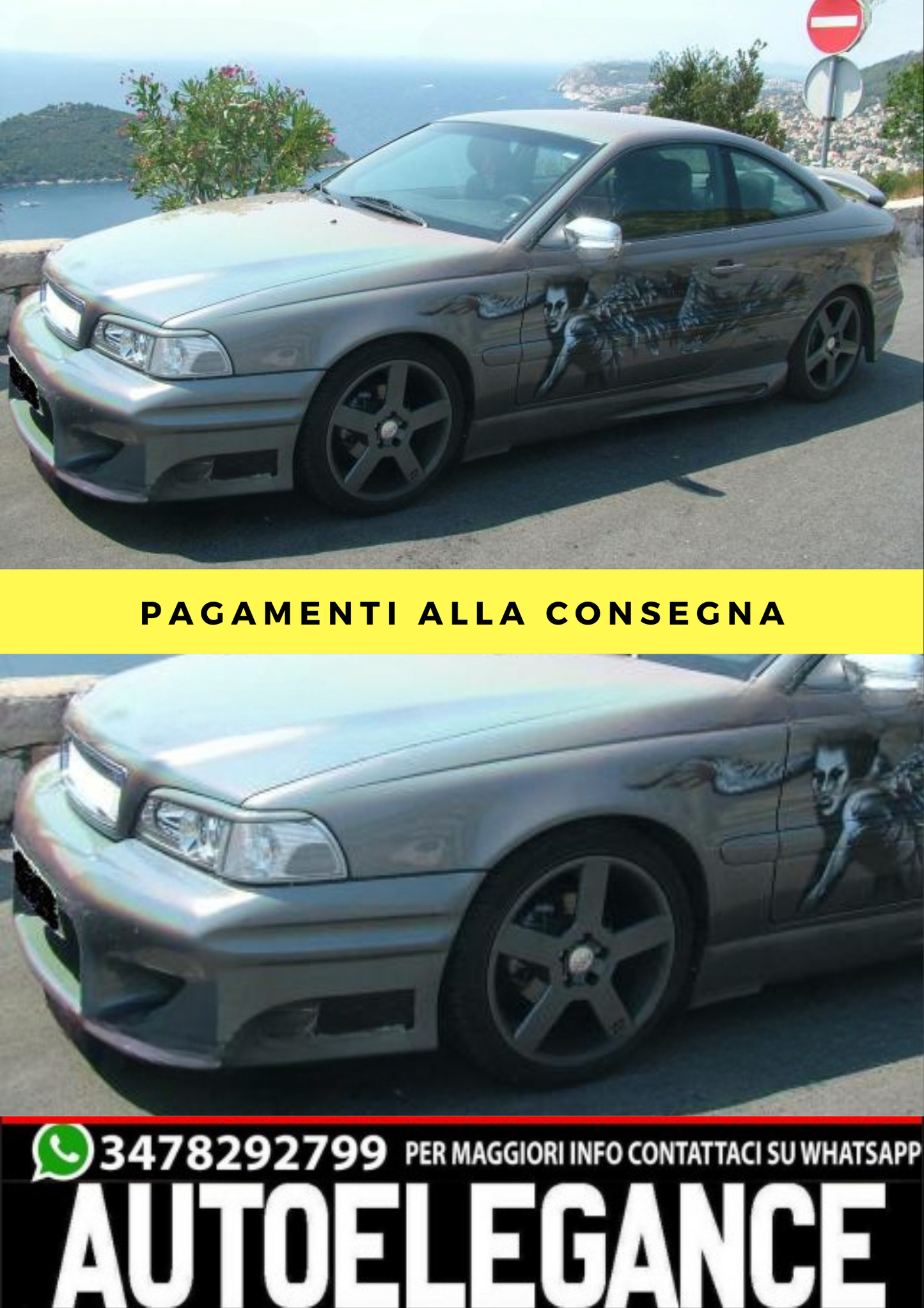 ❤️Paraurti anteriore adatto per VOLVO C70❤️