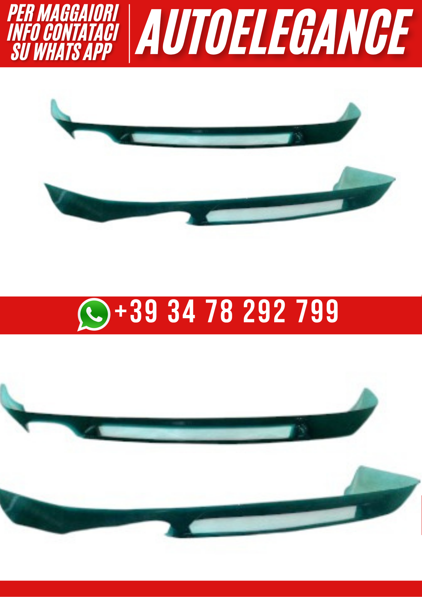 ❤️ Spoiler Paraurti Posteriore Ver. II per FORD MONDEO 2000–2004 Berlina ❤️