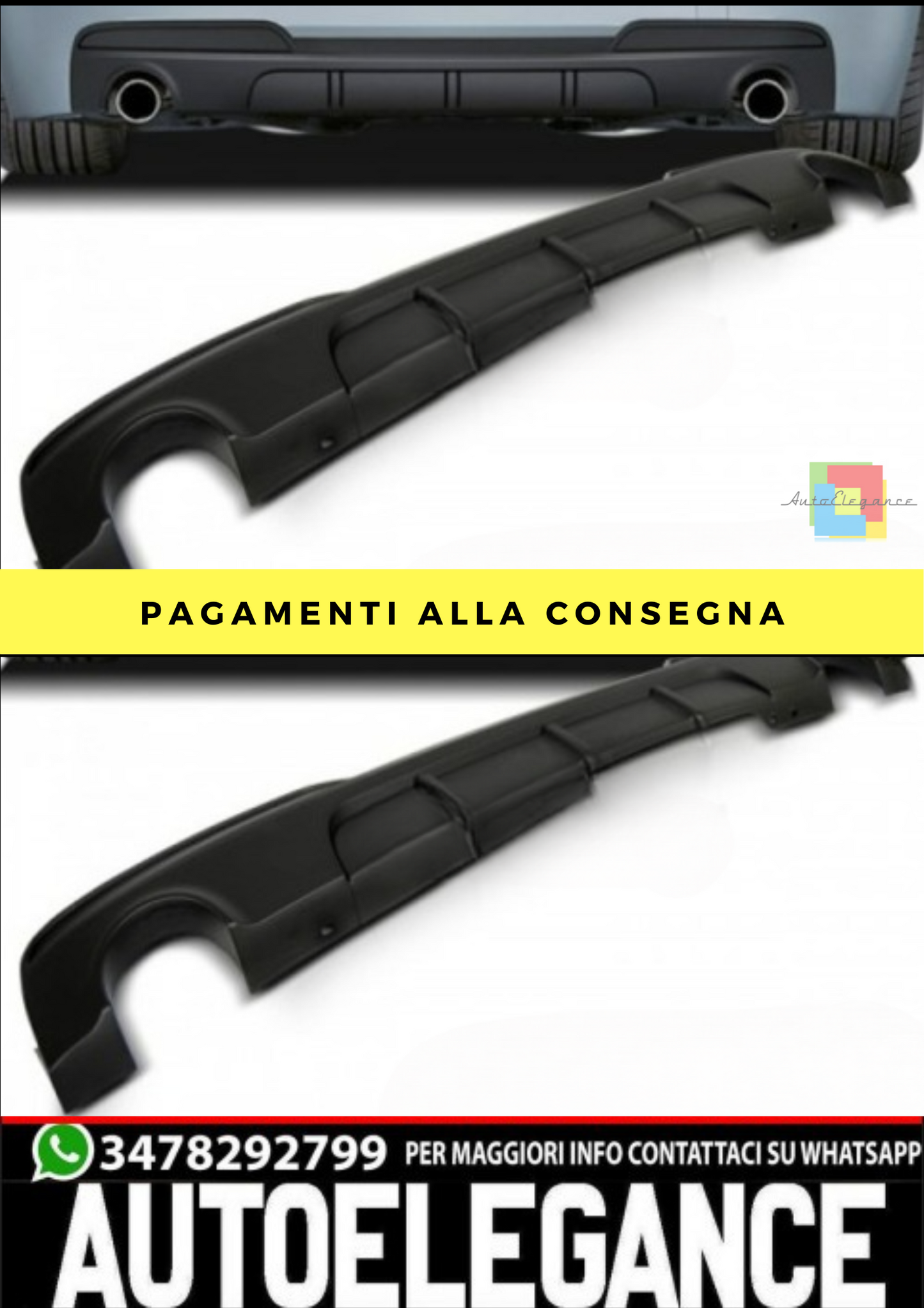 DIFFUSORE ADDATO PER BMW F10 / F11