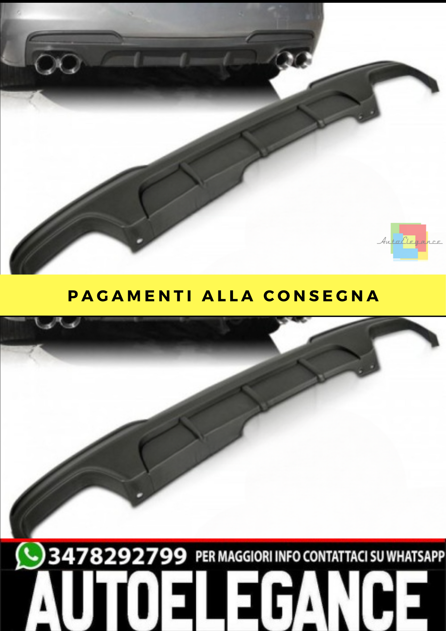 DIFFUSORE ADDATO PER BMW F10 / F11