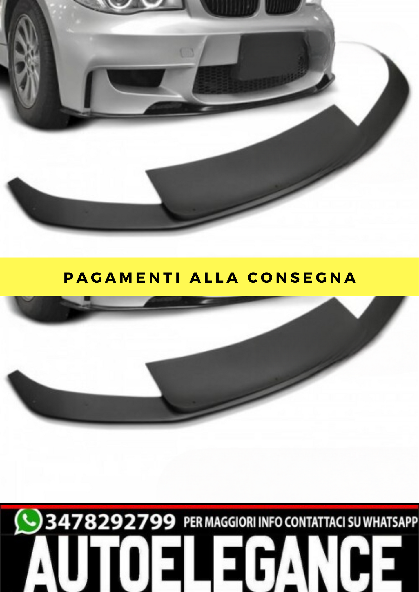 SPOILER ANTERIORE ADDATO PER BMW E82 SPORT COUPE 10-12