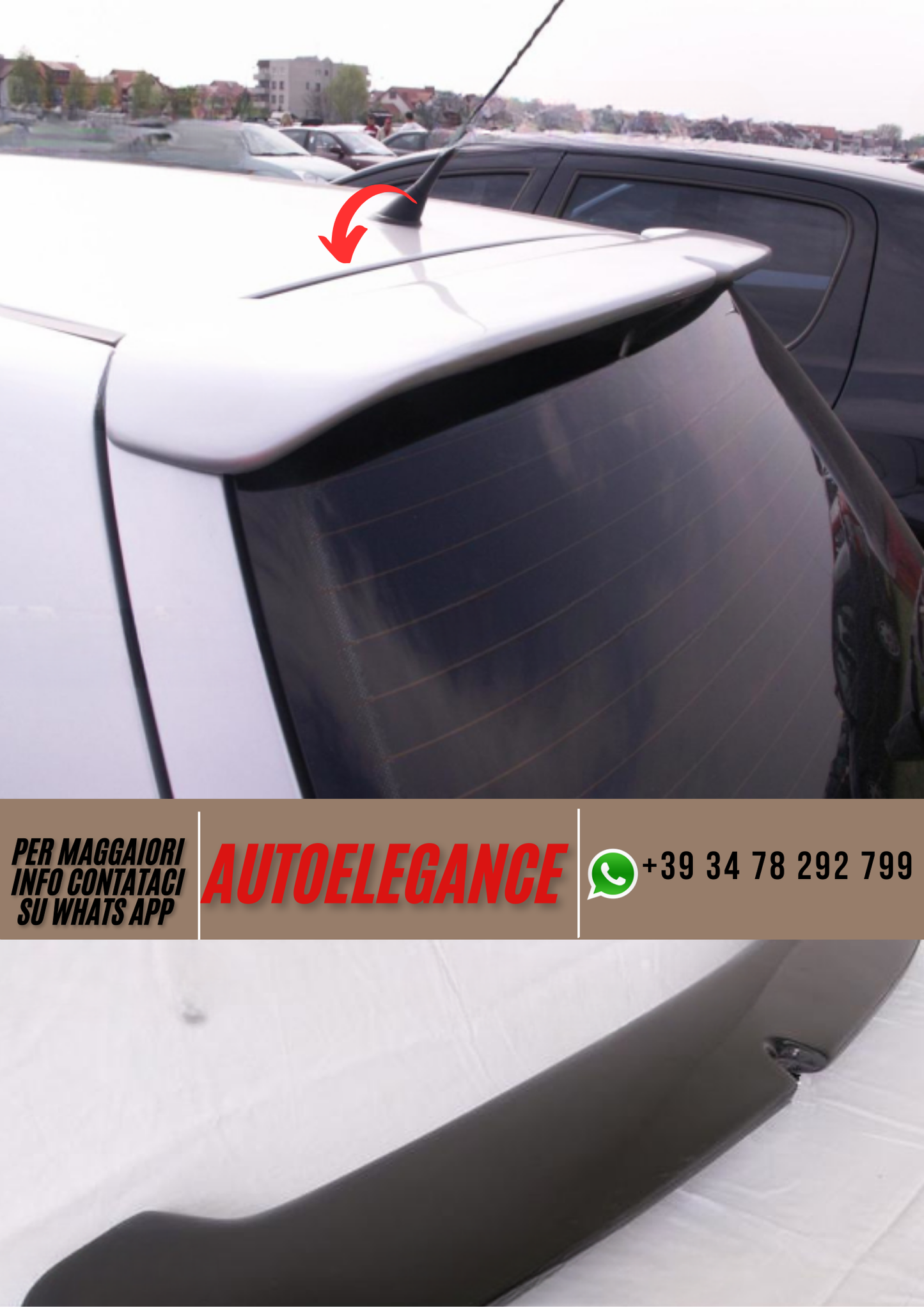 ❤️ Spoiler ADATTO PER VW GOLF V