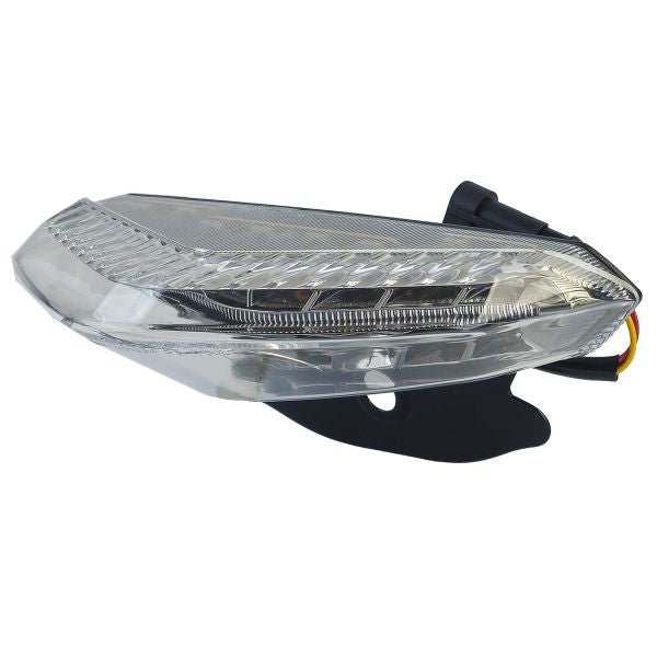Clear Glass Motorcycle LED Tail Light For Ducati Hypermotard 796 821 1100 07-15
