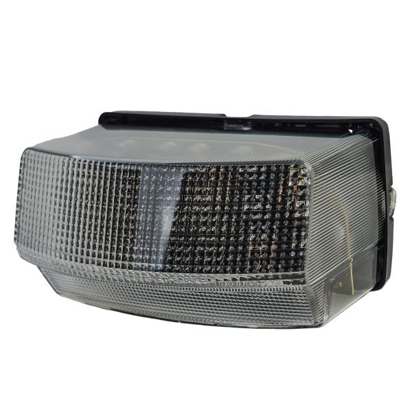 Fanale posteriore moto a LED in vetro trasparente per Yamaha FZR 1000 91-95