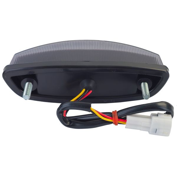 ⭐Fanale posteriore moto a LED in vetro trasparente Fumé per Yamaha YZF-R 125 MT⭐