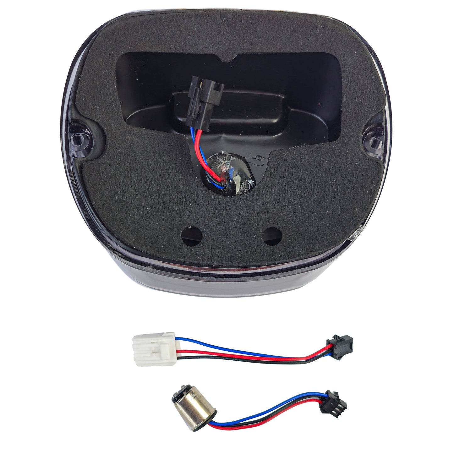 ⭐Fanale posteriore LED Fumé Custodia per moto Harley Sportster Glides FLST⭐