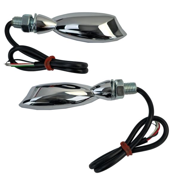 ⭐Set di luci posteriori con indicatori di direzione a LED in vetro trasparente