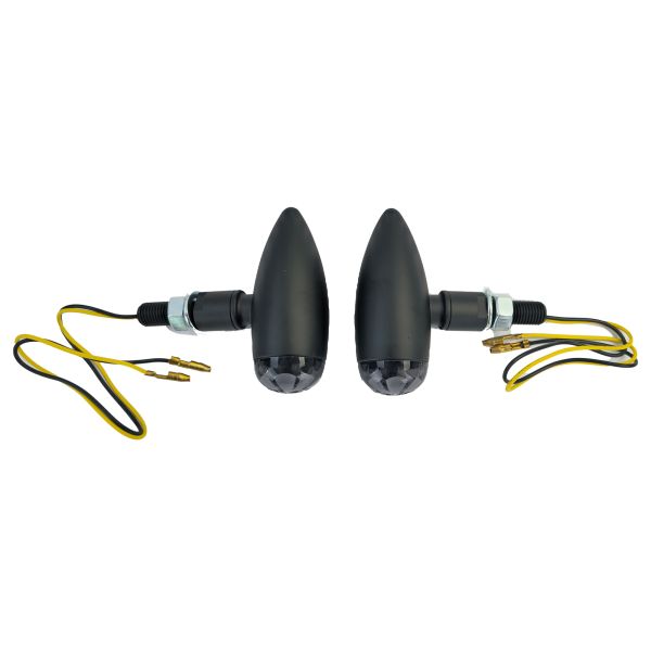 ⭐Set di indicatori di direzione a LED universali per moto Smoke Thunderbolt